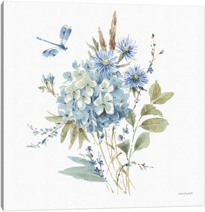 Bohemian Blue IVA Canvas Art Print - Lisa Audit