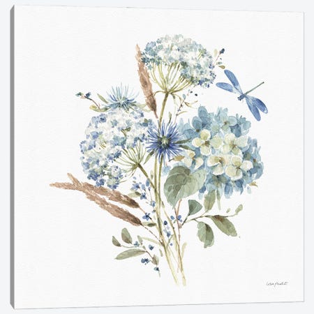 Bohemian Blue VIA Canvas Print #UDI180} by Lisa Audit Canvas Artwork