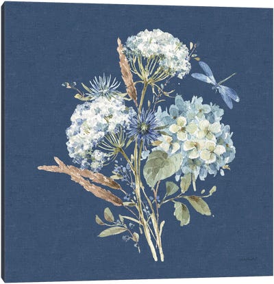 Bohemian Blue VIB Canvas Art Print - Hydrangea Art