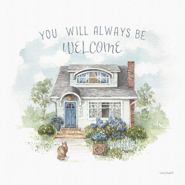 French Country Décor: Bohemian Blue VIIA by Lisa Audit