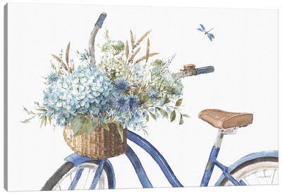 Bohemian Blue VIIIA Canvas Art Print - Bicycle Art