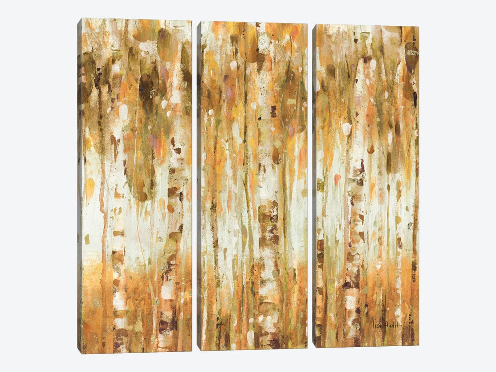 The Forest I Fall by Lisa Audit 3-piece Canvas Art