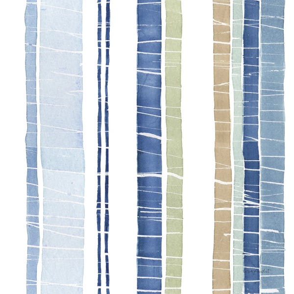 Stripes: Bohemian Blue XIX by Lisa Audit