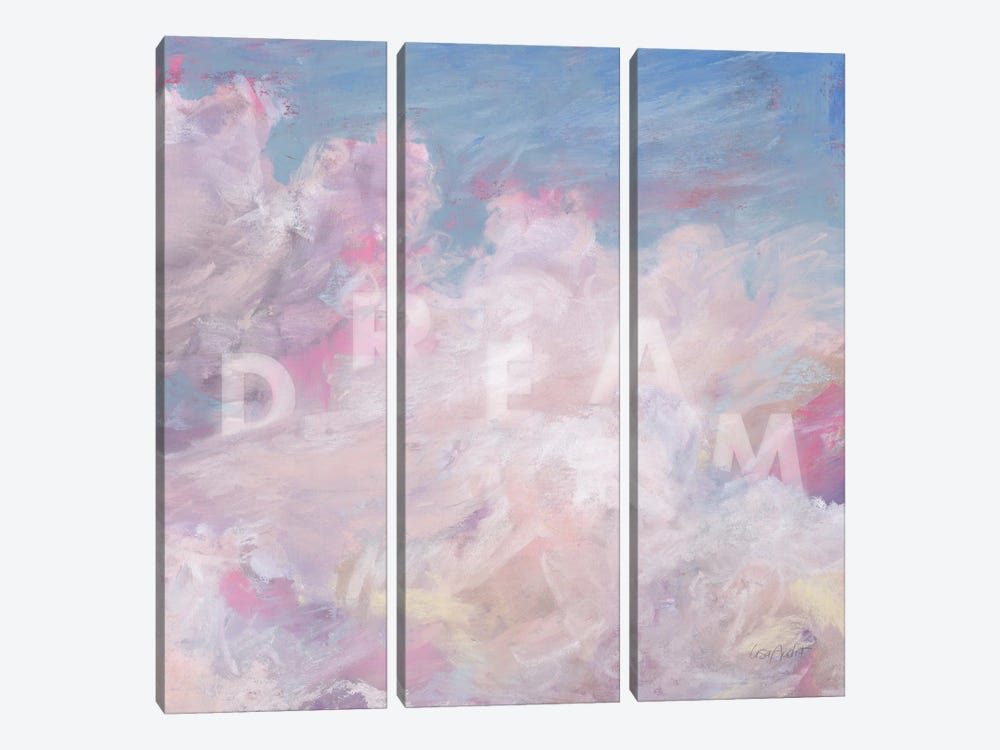 Daydream Pink IV by Lisa Audit 3-piece Canvas Art
