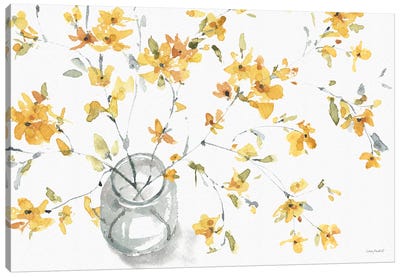 Happy Yellow IIA Canvas Art Print - Lisa Audit