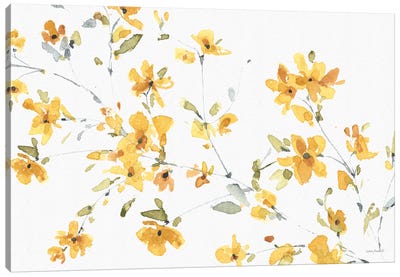 Happy Yellow IIIA Canvas Art Print - Lisa Audit