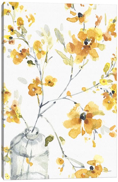 Happy Yellow VIA Canvas Art Print - Lisa Audit