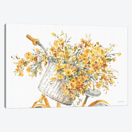 Happy Yellow VIIA Canvas Print #UDI208} by Lisa Audit Canvas Art Print
