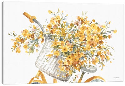 Happy Yellow VIIA Canvas Art Print - Lisa Audit