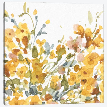 Happy Yellow VIIIA Canvas Print #UDI210} by Lisa Audit Canvas Artwork