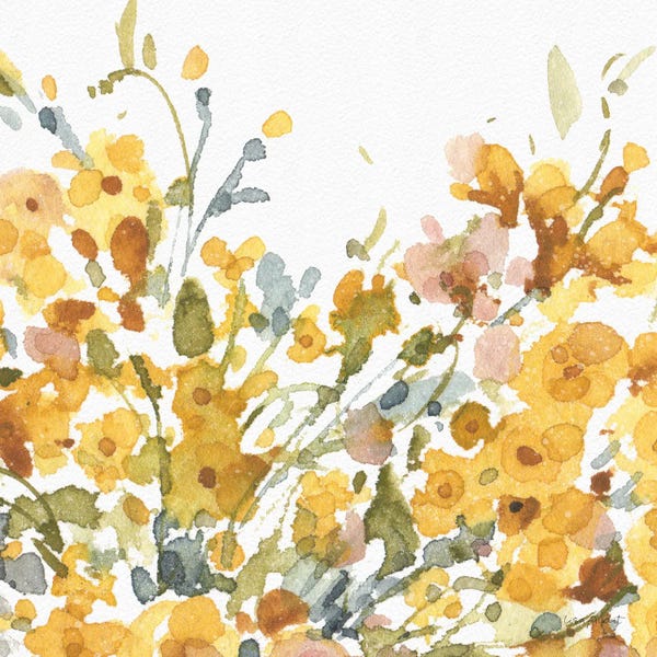 French Country Décor: Happy Yellow VIIIA by Lisa Audit