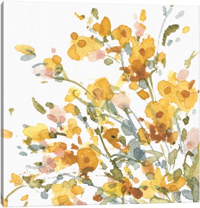 Happy Yellow IXA Canvas Art Print - French Country Décor