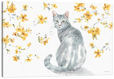 Happy Yellow XIVA Canvas Art Print - Lisa Audit