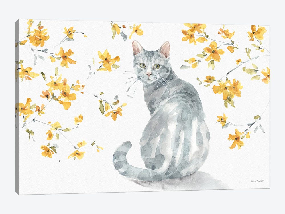 Happy Yellow XIVA by Lisa Audit 1-piece Canvas Art Print