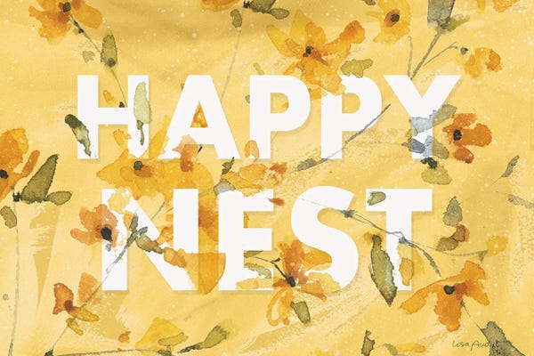 French Country Décor: Happy Yellow XVC by Lisa Audit