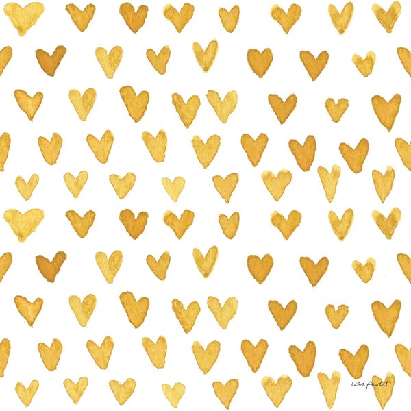 Hearts: Happy Yellow XXIVA by Lisa Audit