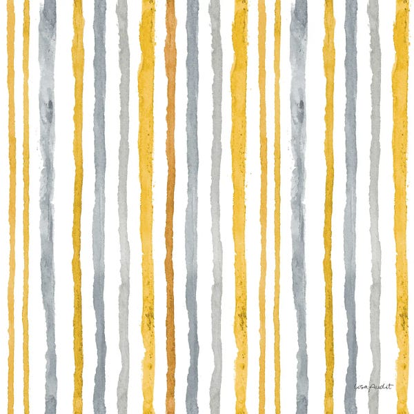 Stripes: Happy Yellow XXVIA by Lisa Audit