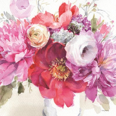 Obviously Pink IB by Lisa Audit framed canvas print