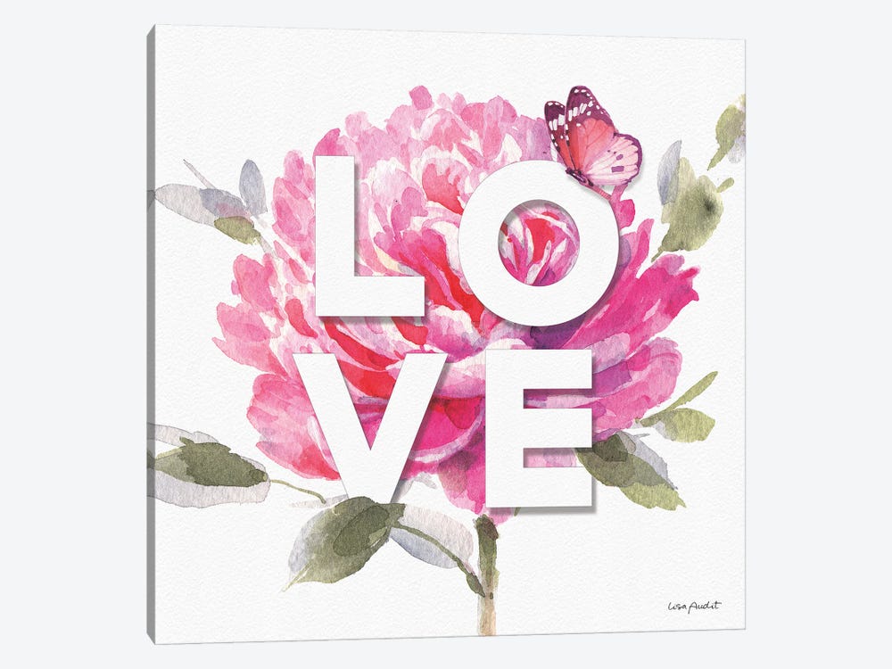 Obviously Pink VIIA by Lisa Audit 1-piece Canvas Wall Art