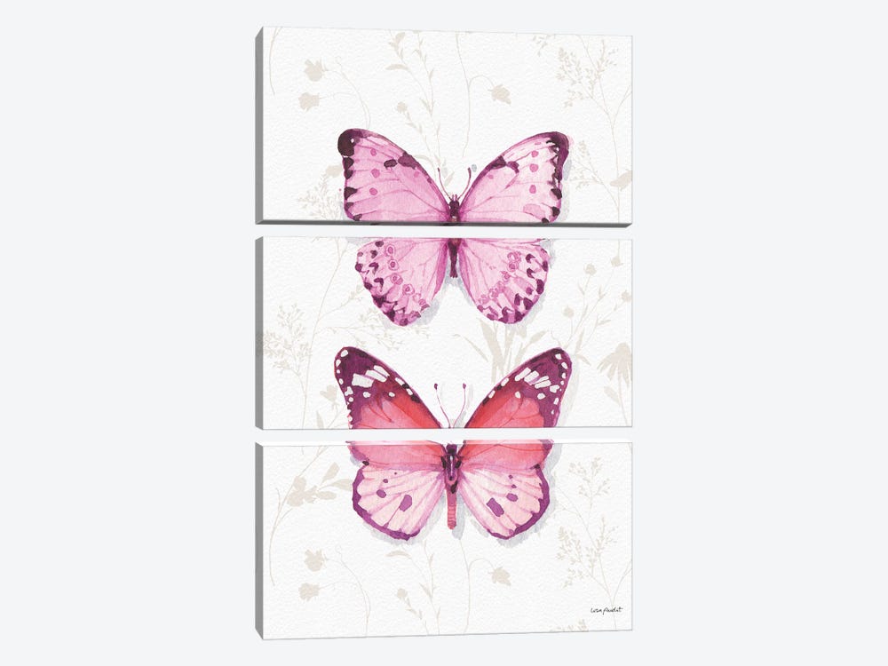 Obviously Pink XIA by Lisa Audit 3-piece Canvas Art