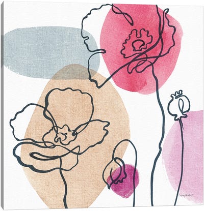 Think Pink IIIA Canvas Art Print - Lisa Audit
