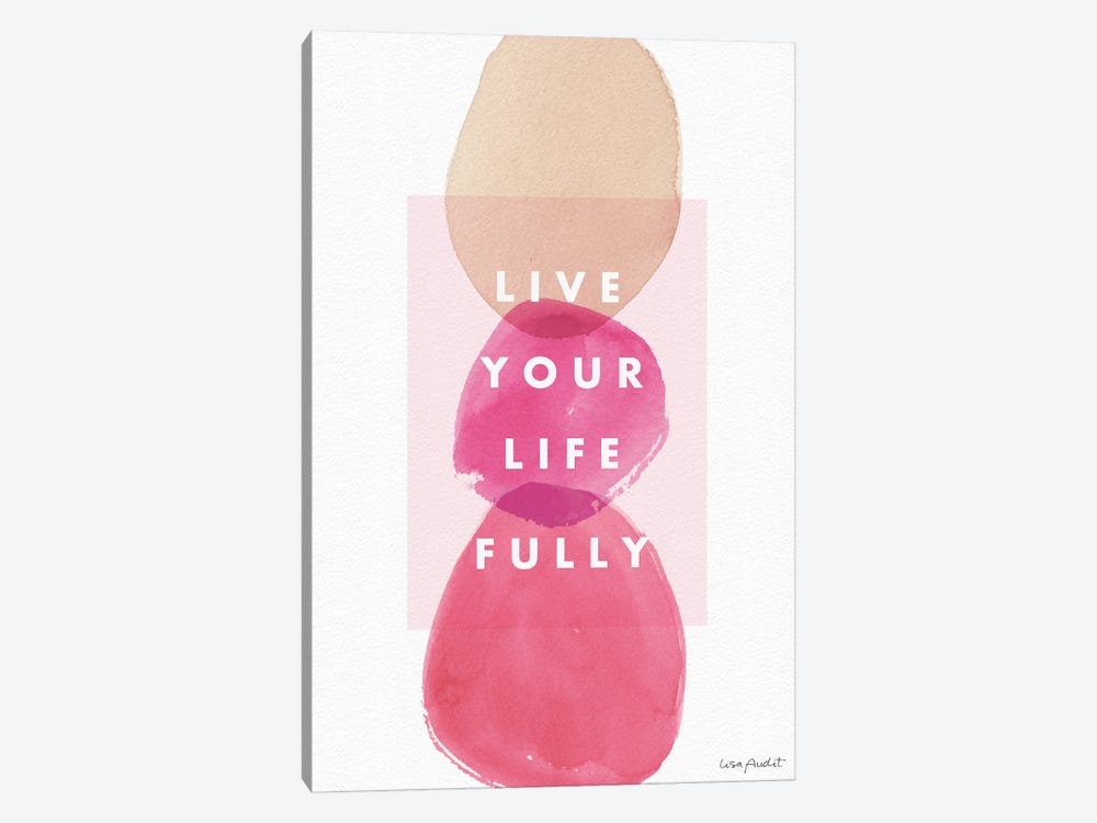 Think Pink XIIIA by Lisa Audit 1-piece Canvas Print