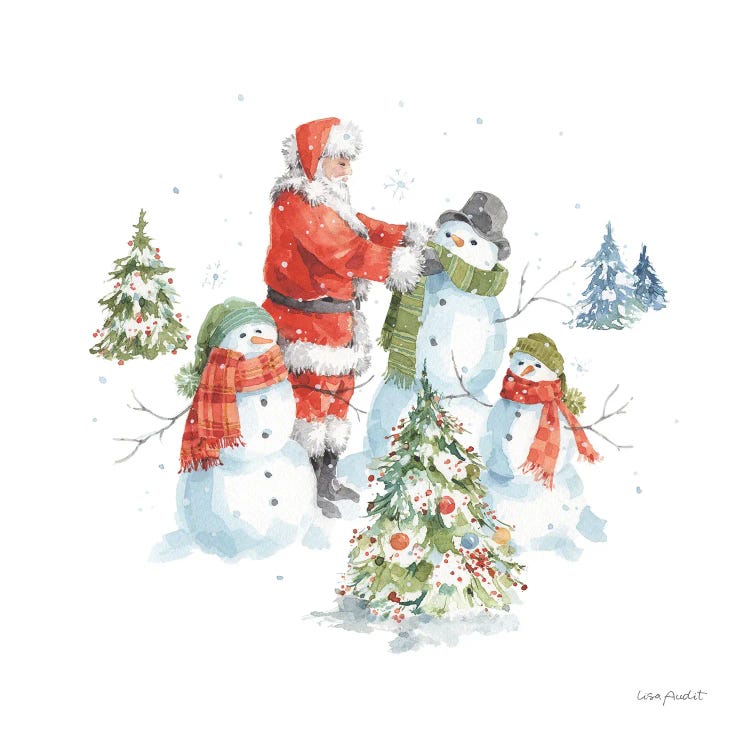 Welcoming Santa VI by Lisa Audit wall art