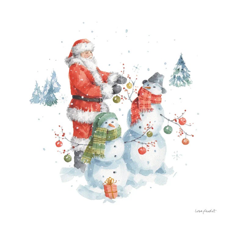 Welcoming Santa VII by Lisa Audit wall art