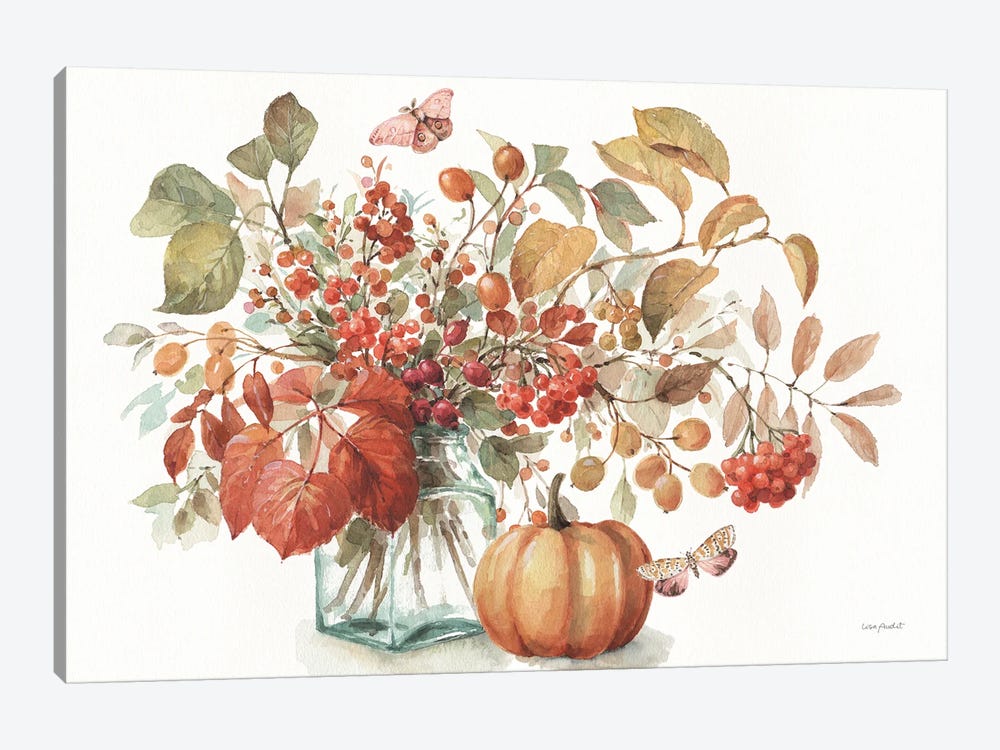 Autumn In Nature I On White by Lisa Audit 1-piece Art Print