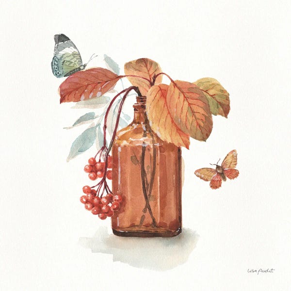 Autumn In Nature III On White