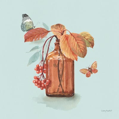 Autumn In Nature III On Aqua by Lisa Audit canvas print