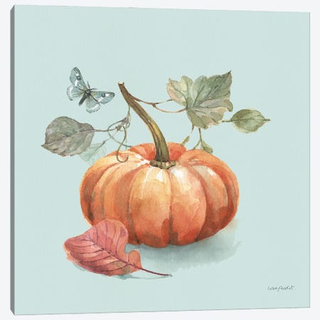 Autumn In Nature IV On Aqua Canvas Print #UDI309} by Lisa Audit Canvas Artwork