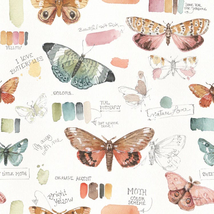 Autumn In Nature XII On White by Lisa Audit wall art