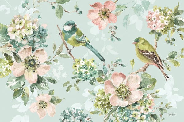 Roaring Brook Art: Mint Crush I On Mint by Lisa Audit