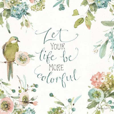 Mint Crush X by Lisa Audit framed canvas print