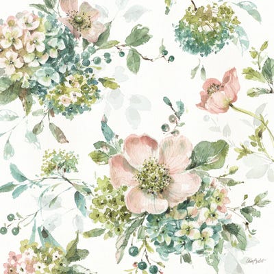 Mint Crush XIII On White by Lisa Audit framed canvas print