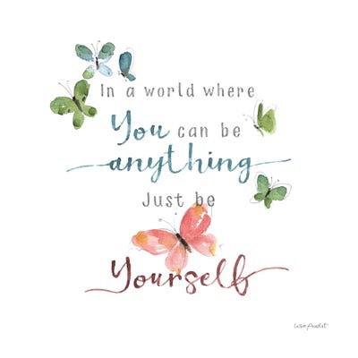 Be Yourself by Lisa Audit canvas print