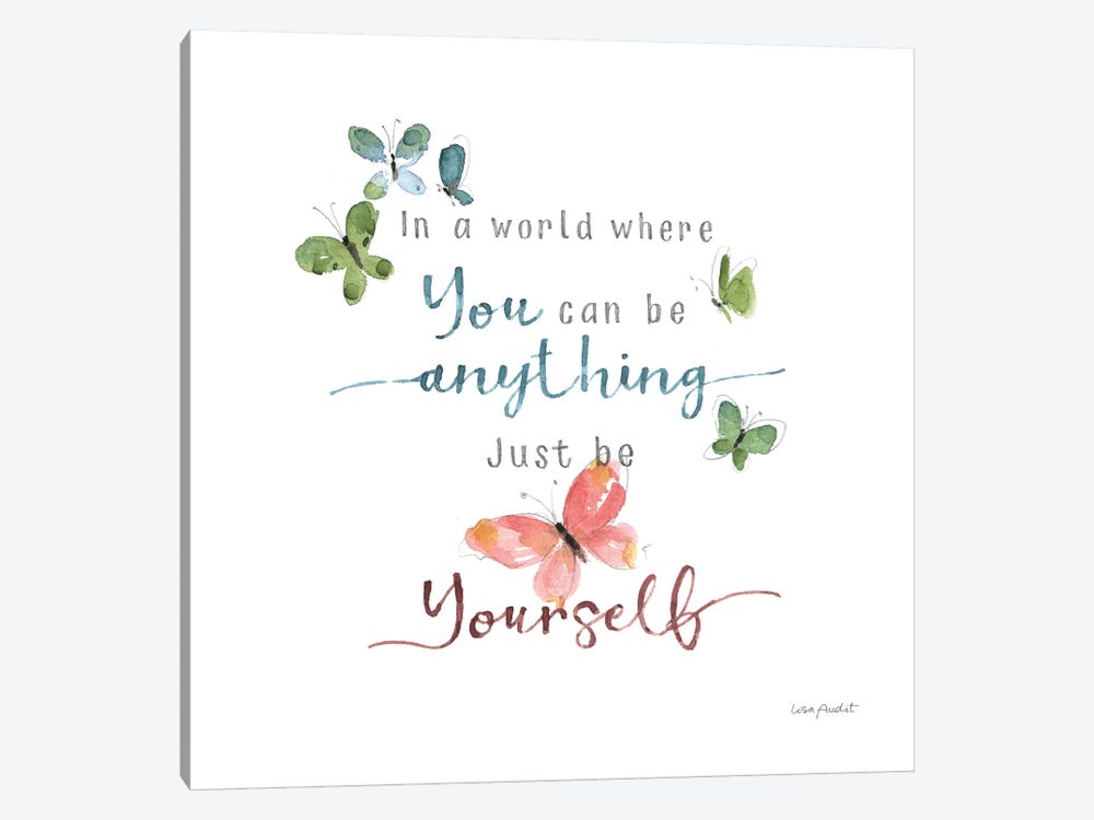 Be Yourself by Lisa Audit 1-piece Canvas Art Print