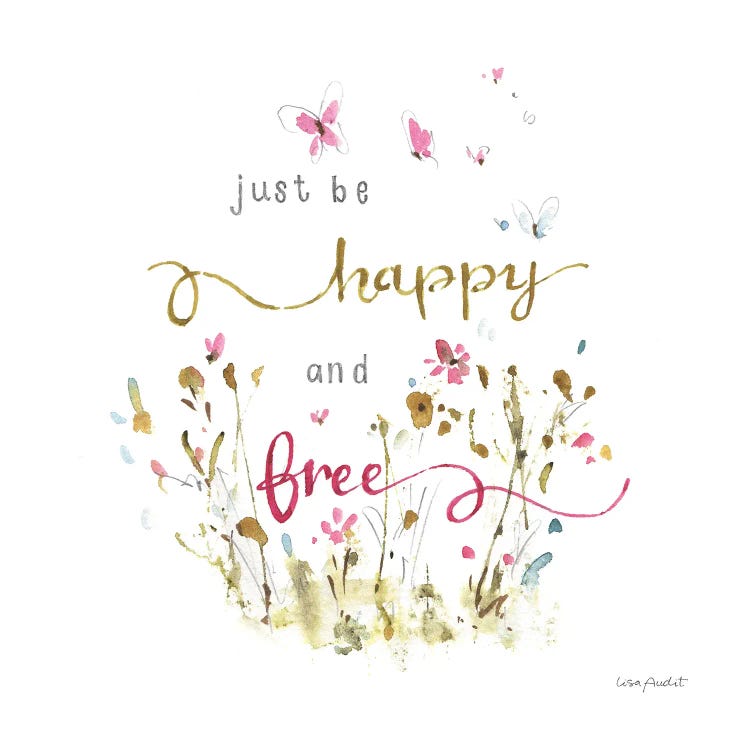 Butterflies & Wildflowers by Lisa Audit wall art