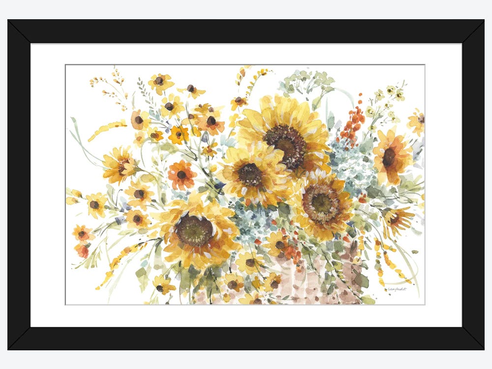 Wilmington Prints Lisa Audit Sunflower Sweet Packed Sunflowers Multi