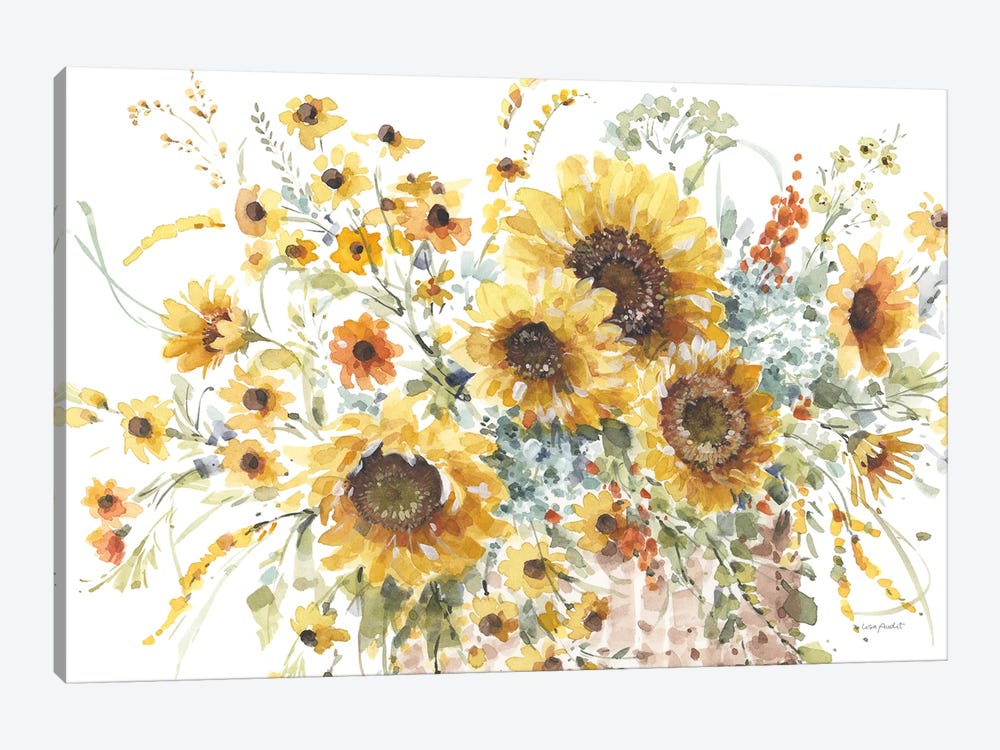 Sunflowers Forever I by Lisa Audit 1-piece Canvas Art