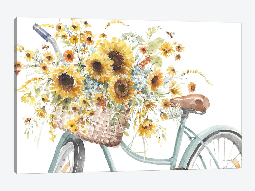 Sunflowers Forever II by Lisa Audit 1-piece Canvas Print
