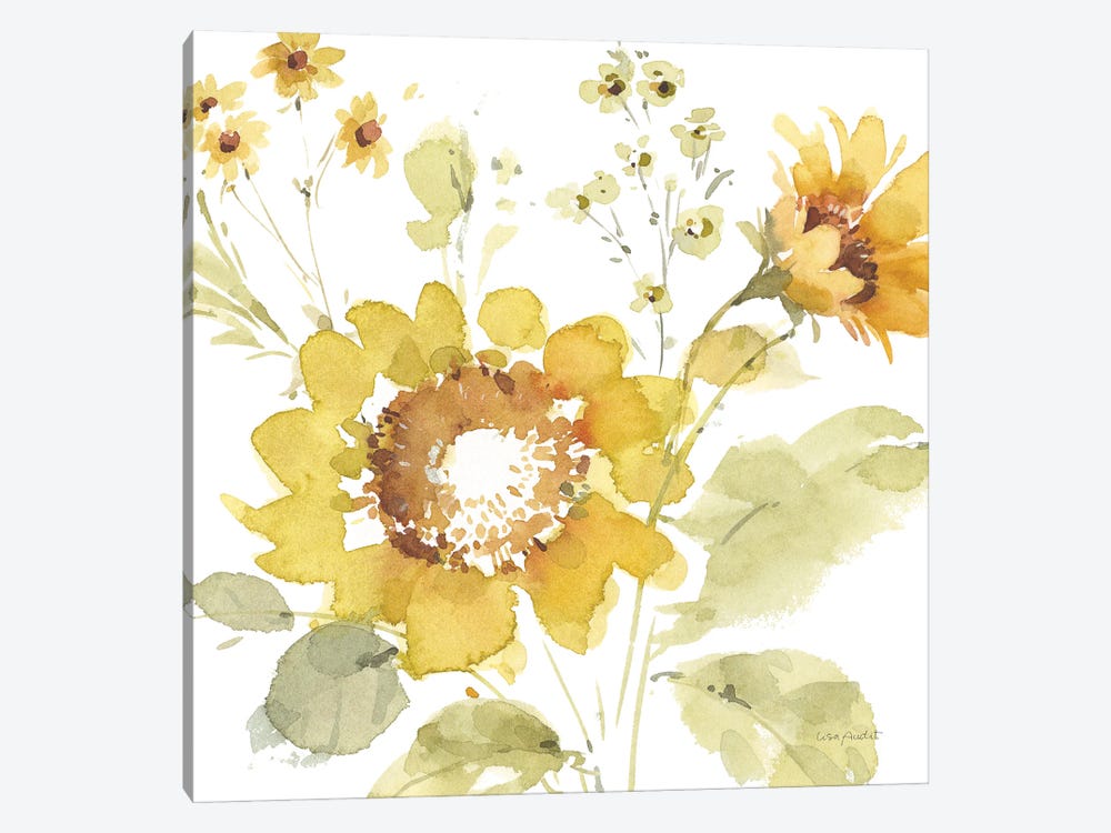 Sunflowers Forever IV by Lisa Audit 1-piece Canvas Print