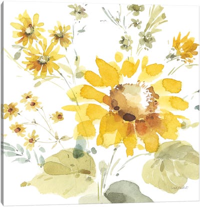 Sunflowers Forever V Canvas Art Print - Lisa Audit
