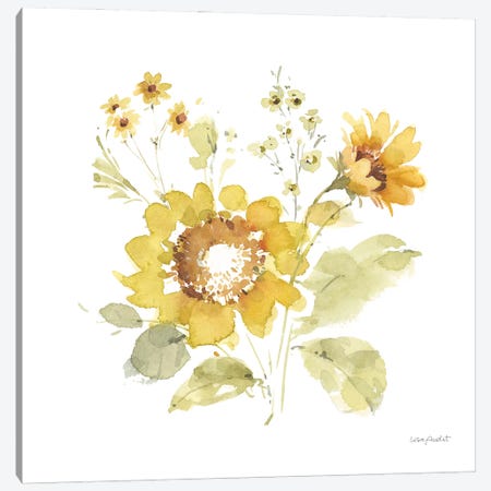 Sunflowers Forever VI Canvas Print #UDI368} by Lisa Audit Canvas Art
