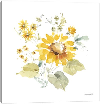 Sunflowers Forever VII Canvas Art Print - Lisa Audit