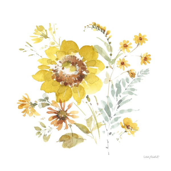 Roaring Brook Art: Sunflowers Forever VIII by Lisa Audit