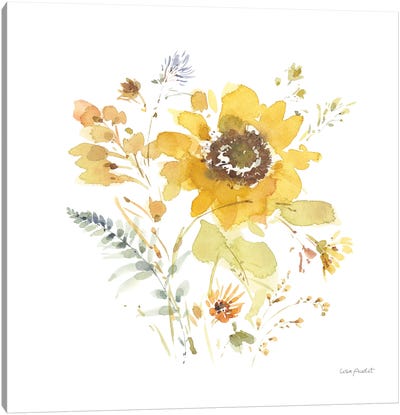 Sunflowers Forever IX Canvas Art Print - Lisa Audit