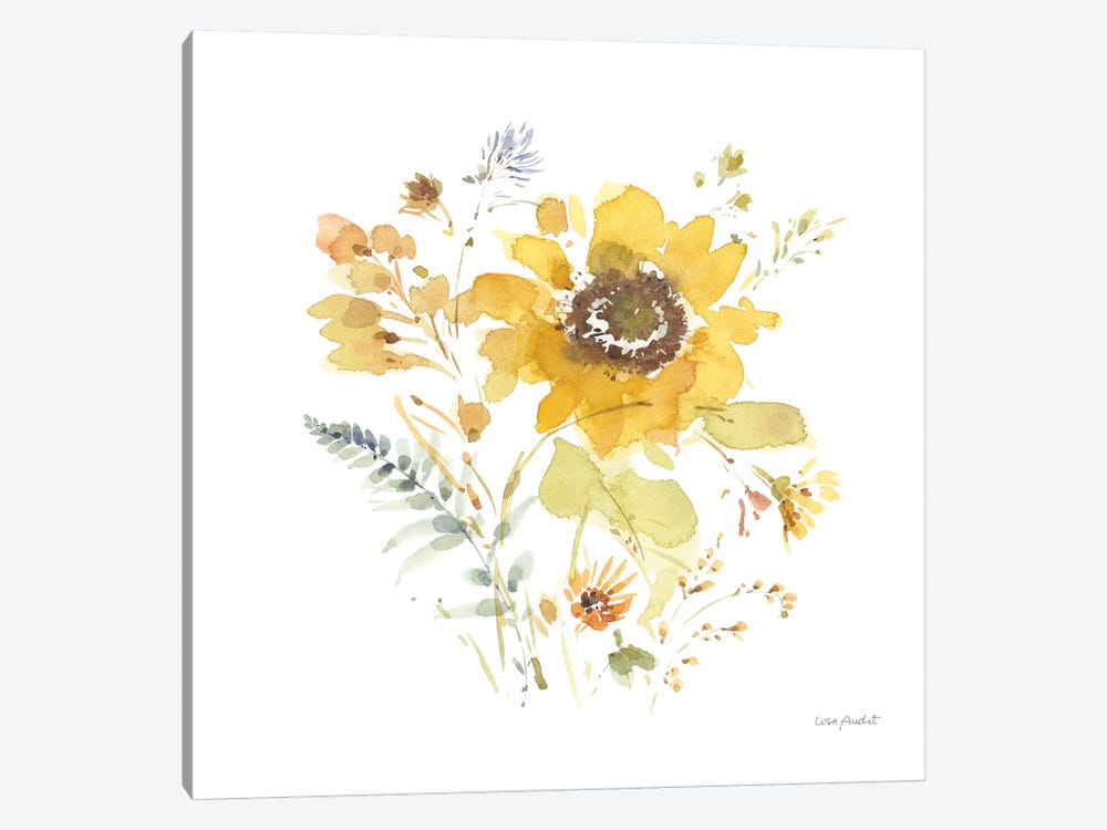 Sunflowers Forever IX by Lisa Audit 1-piece Art Print