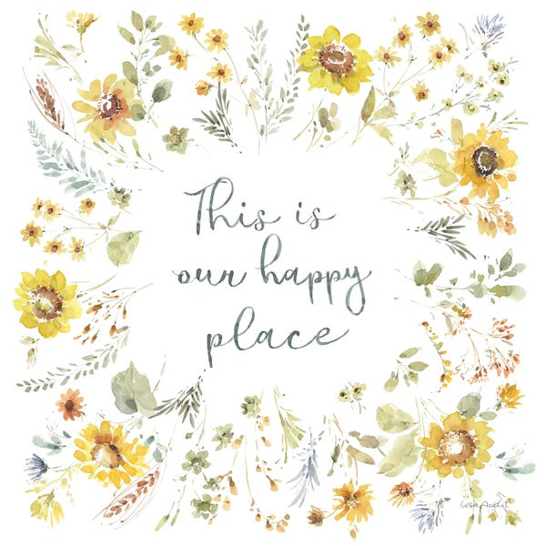 Romantic Bedroom (Love): Sunflowers Forever XI by Lisa Audit